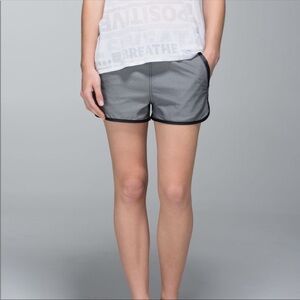 Lululemon Varsity pull on shorts